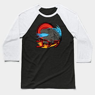 Godzilla King of the Monsters Baseball T-Shirt